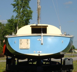 Stern view, showing lines